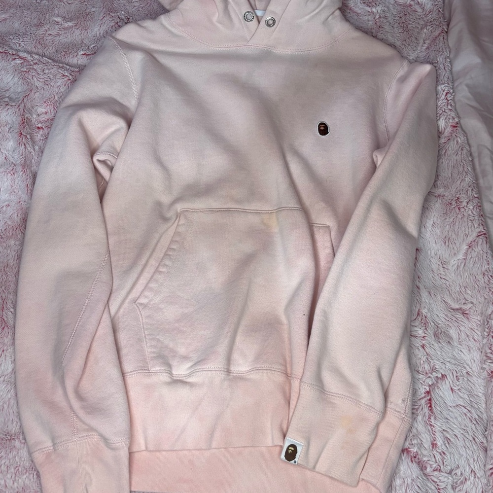 Bape Pink Hoodie